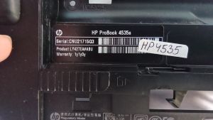 Долен корпус HP ProBook 4535s