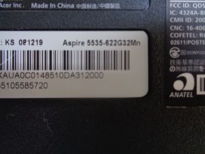 Долен корпус Acer Aspire 5535