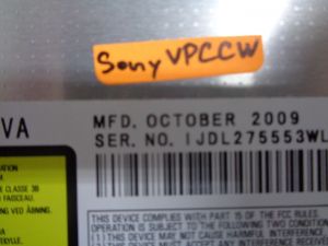 Оптично устройство за Sony Vaio VPC-CW