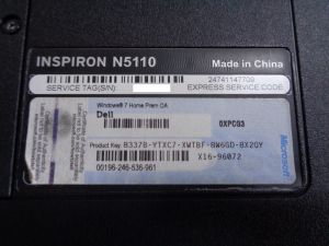 Долен корпус за Dell Inspiron N5110