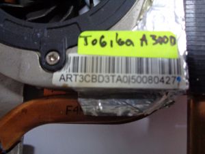Охлаждане с вентилатор за Toshiba Satellite A300D