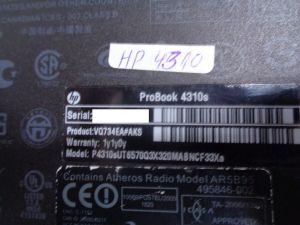 Долен корпус HP ProBook 4310