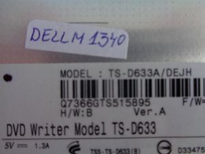 Оптично устройство за Dell XPS M1340