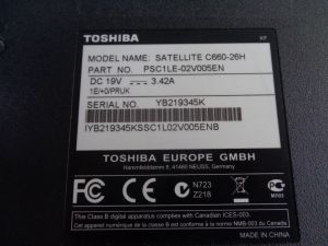 Toshiba Satellite C660-26H