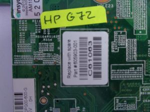 Дънна платка за HP G62 CQ62 G72 Intel UMA