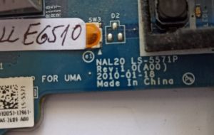Power бутон за Dell Latitude E6510 + I/O ports board