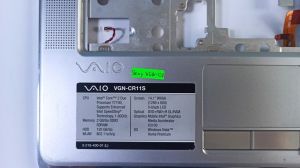 Горен корпус за Sony Vaio VGN-CR