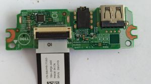 USB Audio Card Reader I/O Board with Cable RJRCN за Dell Inspiron 14 3465 3467 3468 3473 15 3565 3567 3573 3576 Vostro 15 3562 3568 Series