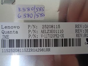 Клавиатура за Lenovo IdeaPad Z580