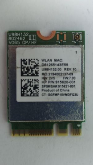 Wireless HP 915621-001 Realtek RTL8821CE 802.11AC BT 4.2
