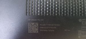 Долен корпус за  HP Elitebook 850 G3 Zbook 15U G3 G4 821150-001