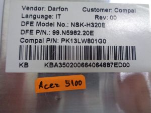 Клавиатура за Acer Aspire 5100