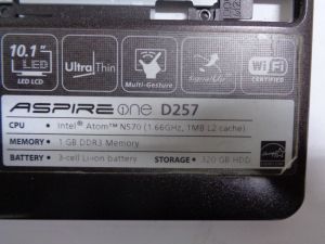 Горен корпус за Acer Aspire One D257