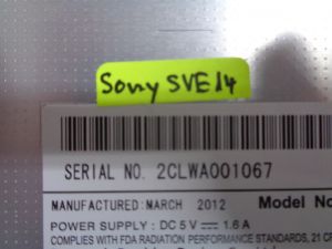 Оптично устройство за Sony Vaio SVE14