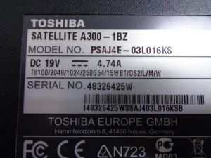 Долен корпус за Toshiba Satellite A300
