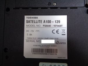 Долен корпус за Toshiba Satellite A100