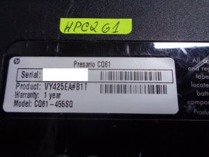 Долен корпус за HP Compaq CQ61