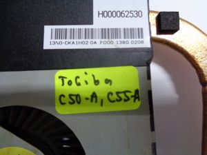 Охлаждане с вентилатор за Toshiba Satellite C50-A