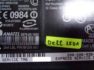 Долен корпус за Dell Inspiron 1501