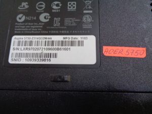 Долен корпус Acer Aspire 5750