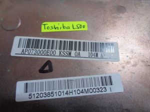 Горен корпус за Toshiba Satellite L500