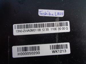 Заден капак за Toshiba Satellite L850