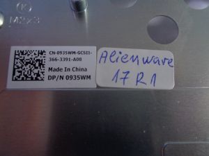 Keyboard Support Bracket за Dell Alienware 17 R1