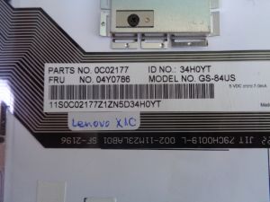 Клавиатура за Lenovo ThinkPad X1 Carbon Gen 1